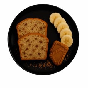 Cake protéiné<br> banane spéculos
