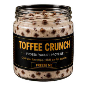 Toffee Crunch – Frozen Yaourt Protéiné (éclats de Daim)